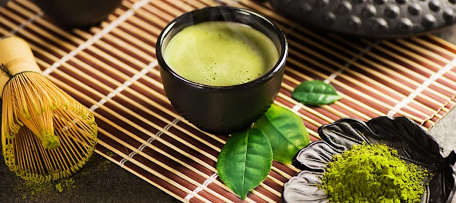 طرط تهیه چای ماچا برای لاغری