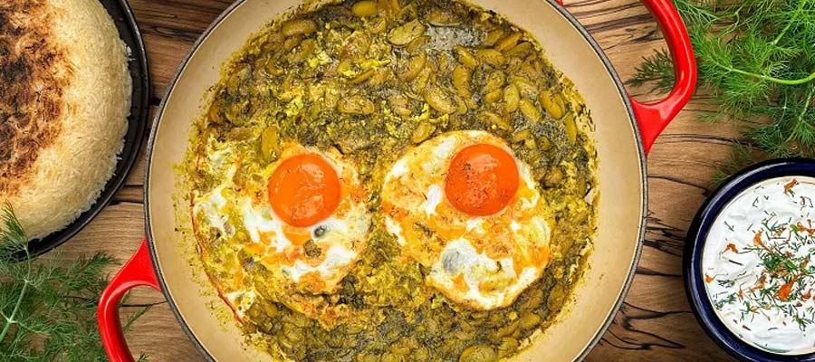 طرز تهیه خورشت باقلا قاتق